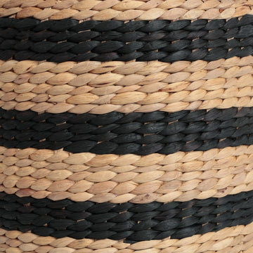 Aimee Modern Minimalist Hand-Woven Hyacinth Stool